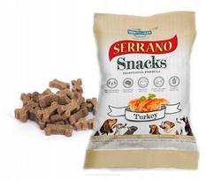 Šuns skanėstai SERRANO TURKEY, pusiau minkšti, dresūrai, 100 g