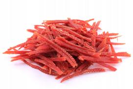 Šuns skanėstai NEKKO, minkštos antienos juostelės, 500 g
