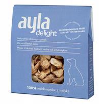 Šunų skanėstai Ayla Delight, liofilizuoti kalakutienos medalionai, 28 g