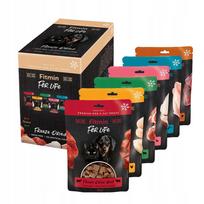 Šunų ir kačių skanėstai FITMIN FOR LIFE, liofilizuoti, įvairių skonių, 6 x 30 g