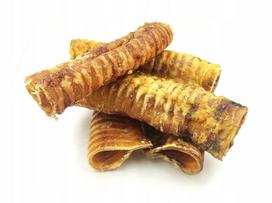 Džiovinta jautienos trachėja šunims, 500 g (5–6 cm gabalėliai)
