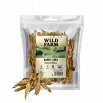 Šunų skanėstai WILD FARM triušio ausys, 300 g
