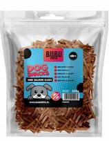 Šunų skanėstai BUBU PETS, lašišos filė, mini juostelės, 500 g, 80% lašišos