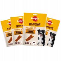 Vištienos užkandžiai šunims PEDIGREE RANCHOS FILLETS, 4 x 180 g