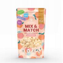 Šunų skanėstai Perro MIX & MATCH, šaltyje džiovintos persikos, 15 g