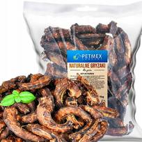 Džiovintos vištų kakleliai šunims PETMEX, 1 kg