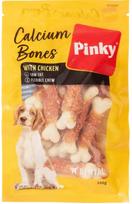 Šunų skanėstai Pinky Bones su vištiena, mažai riebalų, kalcis, 100 g