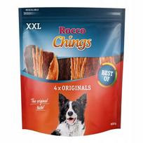 Šunų skanėstai Rocco Chings XXL, vištienos, antienos ir jautienos krūtinėlė, 900 g