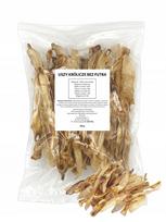 Džiovintos triušio ausys be kailio, 250 g, natūralus kramtalas šunims, apie 30 vnt.