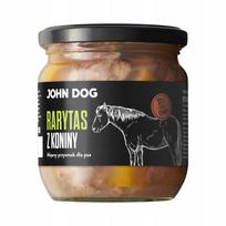 Papildomas šunų maistas su arkliena John Dog Rarity Premium