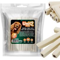 Šunų dantų užkandžiai su jautiena ir gliukozaminu UniQ Pets, 500 g