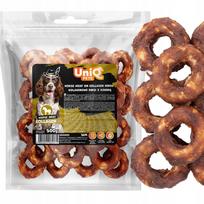 Šunų skanėstai su kolageno žiedais ir arkliena Tastes UniQ Pets, 500 g