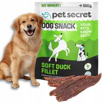 Šunų skanėstai, minkštos antienos juostelės, 500 g, Pet Secret Tastes