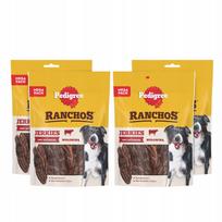 Šunų skanėstų rinkinys PEDIGREE RANCHOS Jerky su jautiena, 4 x 180 g