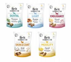Šunų skanėstų rinkinys Brit Care Functional Snack, 5 x 150 g, įvairių skonių