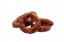 Šunų skanėstas Bubu Pets, antiena jautienos žiede, 10 cm, 500 g