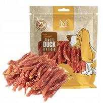 Šunų skanėstai NATURAL MERSJO, minkštos antienos juostelės, 500 g