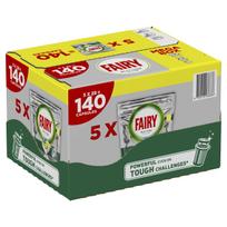 Indaplovių tabletės Fairy Platinum, 140 vnt.