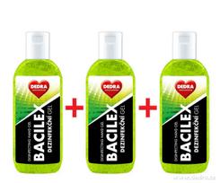 Rankų dezinfekcinis gelis DEDRA BACILEX, 3 x 100 ml