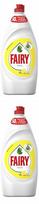 Indų ploviklis Fairy su citrina, 2 x 450 ml