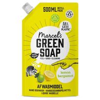 Indų ploviklio papildymas Marcel’s Green Soap, citrina ir bergamotė, 500 ml