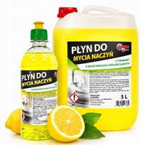 Indų ploviklis, 6 x 1 l, citrinų kvapo, riebalus šalinantis