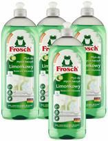 Indų ploviklis FROSCH su ekologiška citrina, 750 ml, 4 vnt.