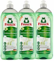 Indų ploviklis FROSCH su ekologiškais laimo ekstraktais, 750 ml, 3 vnt.