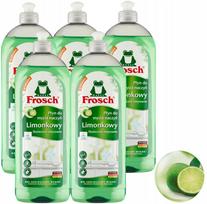 Indų ploviklis FROSCH su ekologišku laimų ekstraktu, 750 ml, 5 vnt.