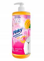Indų ploviklis Pinky NanoWash Mango, 1 l, koncentratas + kempinėlė