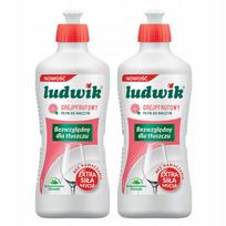 Indų ploviklis LUDWIK su greipfrutų aromatu, efektyviai pašalina riebalus, 2 x 450 ml