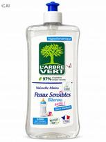 Indų ploviklis vaikams L’Arbre Vert, 750 ml, ekologiškas