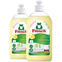Indų ploviklis Frosch Lemon, ekologiškas, 2 x 500 ml