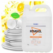 Indų ploviklis Roko, citrinų kvapo, efektyviai šalina riebalus, 5 l