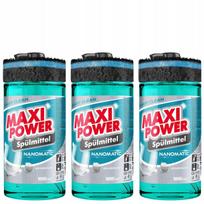 Indų ploviklis su dozatoriumi ir kempinėle MAXI POWER NANOMATIC, 3 x 1 l