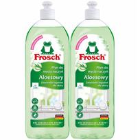 Indų ploviklis Frosch Eko su alaviju, 2 x 750 ml, hipoalerginis, saugo odą