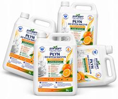 Indų ploviklis su apelsinų aromatu, 20 l, moderni formulė, 4 x 5 l, Premium