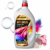 Skystas skalbimo gelis Farros Professional Line Colour, spalvotiems drabužiams, 5 l