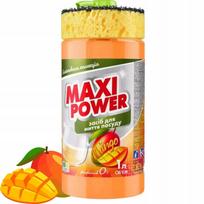 Indų ploviklis Maxi Power Mango su kempinėle, 1 l