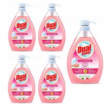 Indų ploviklis DUAL POWER Gel Delicato, 1 l, su dozatoriumi, itališkas