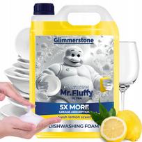 Indų plovimo putos Mr. Fluffy su citrina, 5 l