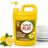 Indų ploviklis Gold Play citrinų kvapo, 2 l, su dozatoriumi