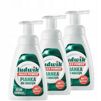Indų plovimo putos Ludwik Maxx Power, citrusų kvapo, 3 x 300 ml