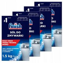 Indaplovės druska Finish, rupios granulės, 4 x 1,5 kg