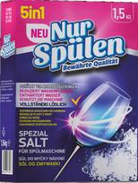 Indaplovių druska NUR Spullen, 1,5 kg, rupios granulės