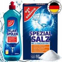 Indaplovių skalavimo skystis ir druska G&G, 1 l + 2 kg, vokiškas rinkinys