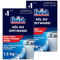 Indaplovių druska Finish, 2 x 1,5 kg