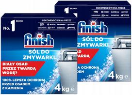 Indaplovių druska Finish, apsauga nuo kalkių ir nuosėdų, 2 x 4 kg