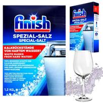 Indaplovių druska FINISH, 1,2 kg, stambiagrūdė, vandeniui minkštinti