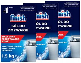 Indaplovių druska Finish, XXL rinkinys, 3 x 1,5 kg, apsauga nuo nuosėdų